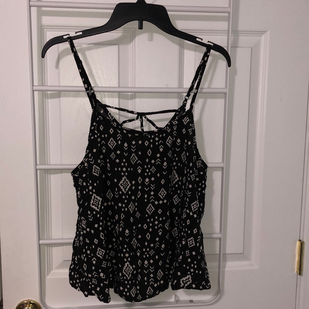 Forever21 XL Tribal Print Cropped Cami
